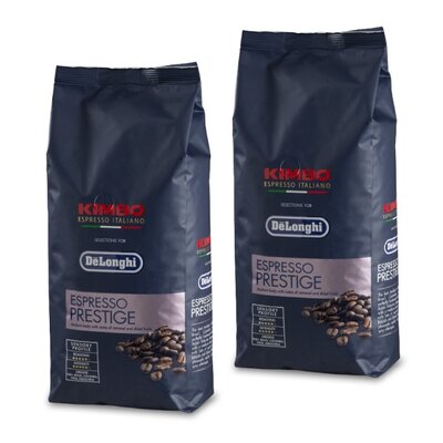 2 x Kawa ziarnista DELONGHI Kimbo Espresso Prestige 1 kg