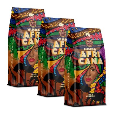 Kawa ziarnista BLUE ORCA COFFEE Africana Himba 3 x 1 kg