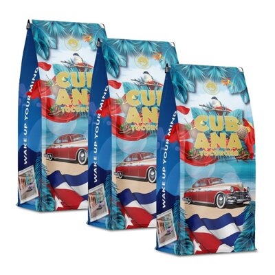 Kawa ziarnista BLUE ORCA COFFEE Cubana Tocororo Arabica 3 x 1 kg