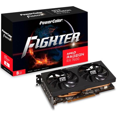 Karta graficzna POWERCOLOR Radeon RX 7600 Fighter 8GB