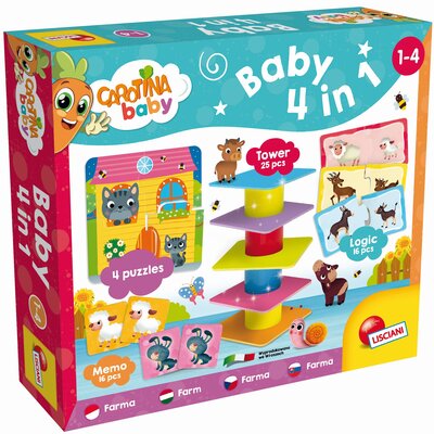 Gra edukacyjna LISCIANI Carotina baby 4 w 1