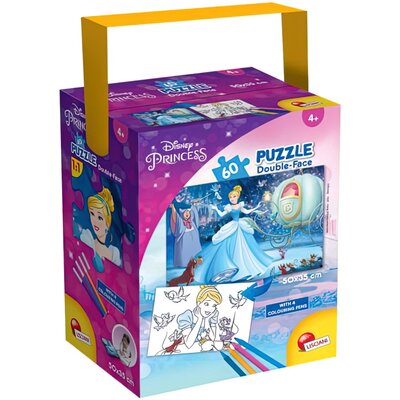Фото - Пазли й мозаїки Liscianigiochi Puzzle LISCIANI Disney Princess Kopciuszek 304-86207  (60 elementów)