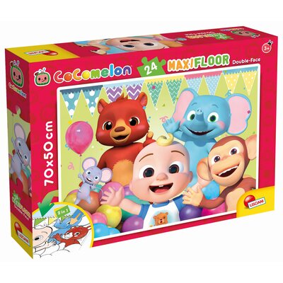 Puzzle LISCIANI Cocomelon Dwustronne Podłogowe Najlepsi Przyjaciele 304-91003 (24 elementy)