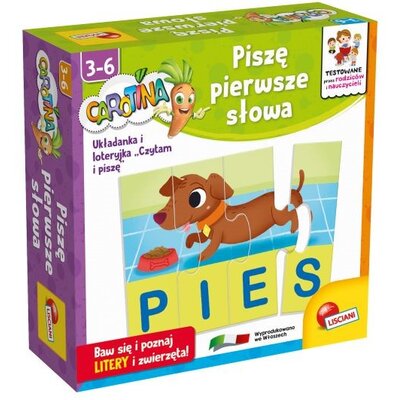 Gra edukacyjna LISCIANI Carotina Piszę pierwsze słowa 304-PL87518
