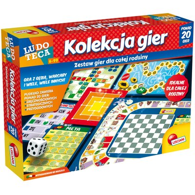 Gra planszowa LISCIANI Ludoteca Zestaw 20 Gier 304-PL89154