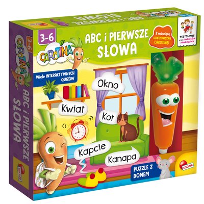 Zestaw edukacyjny LISCIANI Carotina ABC i pierwsze słowa 304-PL92659