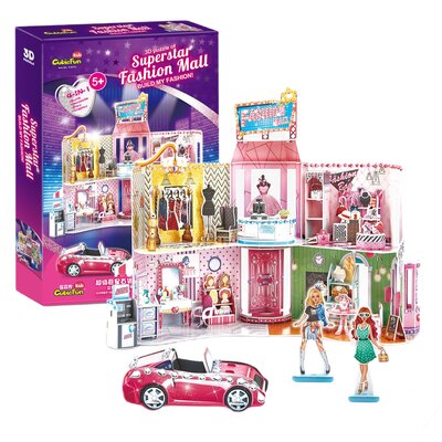 Puzzle 3D CUBIC FUN Kids Modne Centrum Handlowe E1617H (157 elementów)