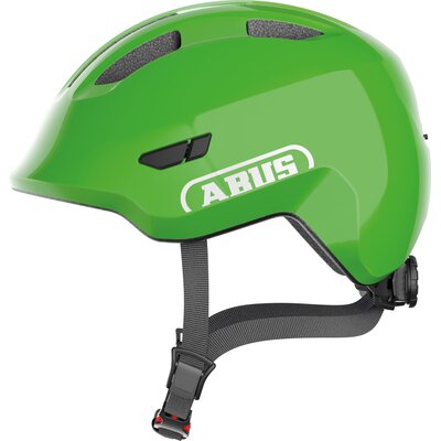Kask rowerowy ABUS Smiley 3.0 LED Shiny Zielony dla Dzieci (rozmiar S)