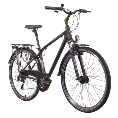 Rower trekkingowy INDIANA X-Road 3.0 M19 28 cali Alhonga męski Czarno-brązowy