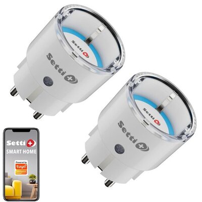 Gniazdko SETTI+ SP301 SMART Wi-Fi (2 szt.)
