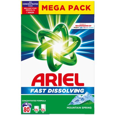 Zdjęcia - Proszek do prania Ariel   Fast Dissolving Mountain Spring 4.4 kg 