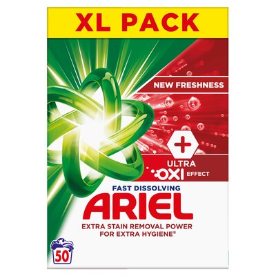 Proszek do prania ARIEL Fast Dissolving + Ultra Oxi Effect 2.75 kg
