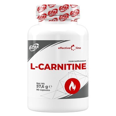 Фото - Спалювач жиру 6Pak Nutrition Spalacz tłuszczu 6PAK L-Carnitine  L-Carnitine  (90 kapsułek)