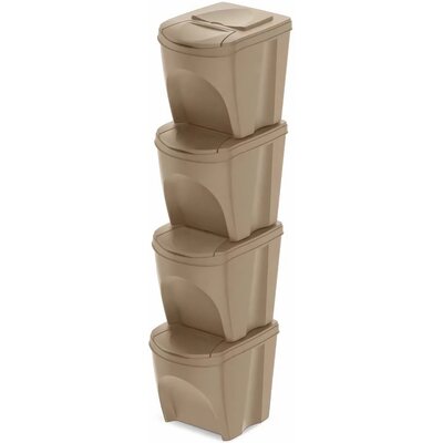 Kosza na śmieci KEDEN SORTIBOX IKWB25S4W 4 x 25L Beżowy