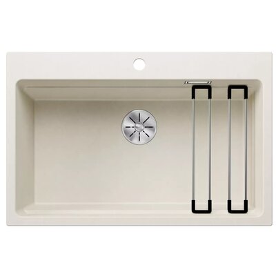 Zlewozmywak jednokomorowy BLANCO Etagon 8 527079 Delikatny biały 51 x 78