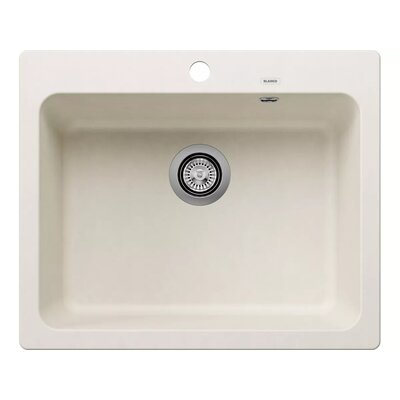 Zlewozmywak jednokomorowy BLANCO Naya 6 527128 Delikatny biały 51x61.5