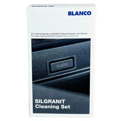 Zestaw do czyszczenia Silgranitu BLANCO 527033 (DailyClean + 150 ml + DeepClean 250ml + Spontex gąbka x 2 szt.)