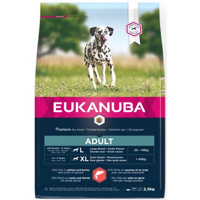 Karma dla psa EUKANUBA Adult Large Breeds Adult Łosoś z jęczmieniem 2.5 kg