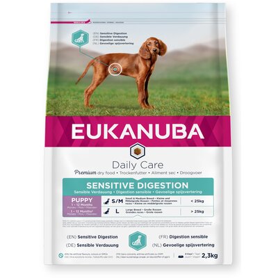 Karma dla psa EUKANUBA Daily Care Sensitive Digestion Puppy Kurczak 2.3 kg