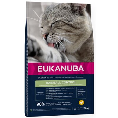 Karma dla kota EUKANUBA Hairball Control 10 kg