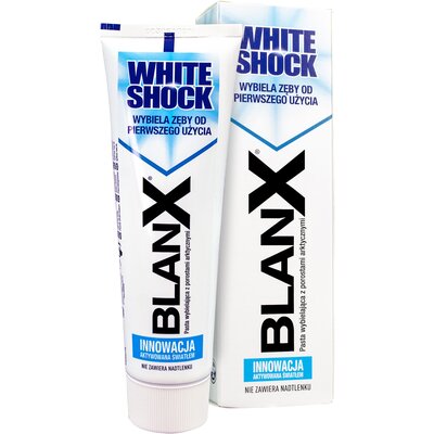 Zdjęcia - Pasta do zębów / płyn do płukania Blanx Pasta do zębów  White Shock 75 ml 