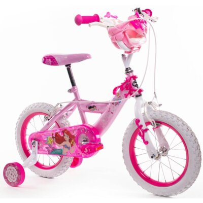 Rower dziecięcy HUFFY Disney Princess 14 cali dla dziewczynki Różowy