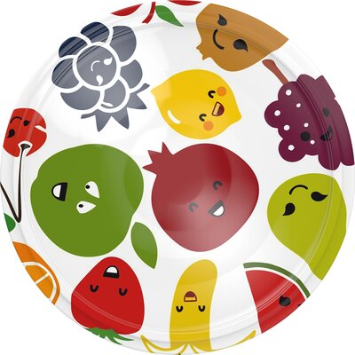 Zakrętka BROWIN 136529 Owoce 8.2 cm (10 sztuk)