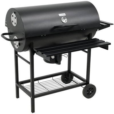 Grill węglowy LUND 99900 Zamykany, beczka, termometr, popielnik