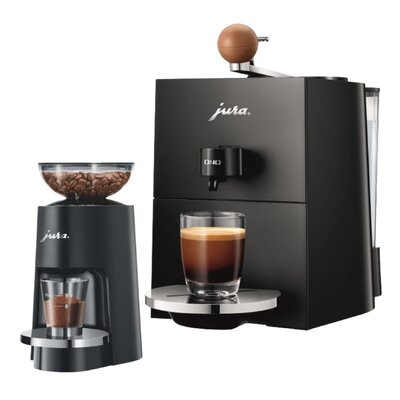 Ekspres JURA Ono 15505 Czarny + Młynek do kawy JURA Professional Aroma Grinder 25048 Czarny