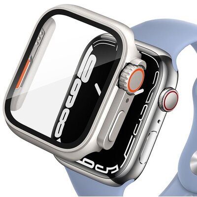 Etui TECH-PROTECT Defense360 do Apple Watch 7/8/9 (45 mm) Tytanowo-pomarańczowy