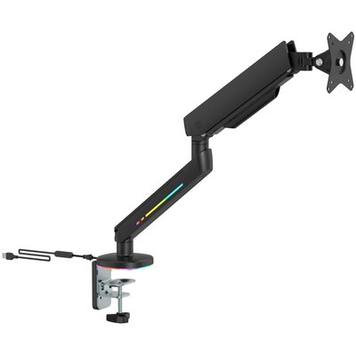 Uchwyt do monitora DELTACO GAM-134 RGB 17-32 cali Czarny