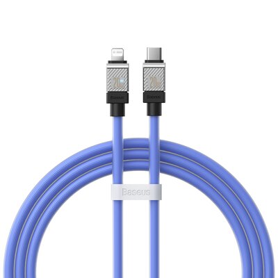 Kabel USB Typ-C - Lightning BASEUS CoolPlay Series 20W 2 m Niebieski