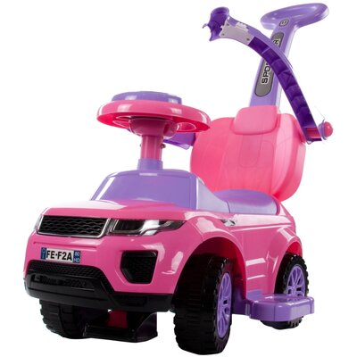 Jeździk SUN BABY Sport Car J05.016.0.5 Różowo-Fioletowy rączka