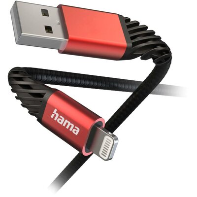 Фото - Кабель Hama Kabel USB - Lightning  1.5 m Czarny 201538 