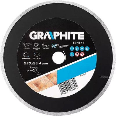 Tarcza do cięcia GRAPHITE 57H647 230 mm