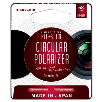 Filtr polaryzacyjny MARUMI Fit+Slim (58 mm)