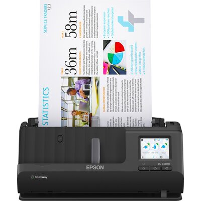 Zdjęcia - Skaner Epson   ES-C380W Wi-Fi B11B269401 