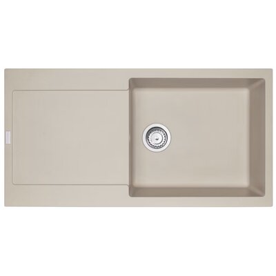 Zlewozmywak jednokomorowy z ociekaczem FRANKE Maris MRG 611-97 XL 114.0675.973 Orzechowy 50x97