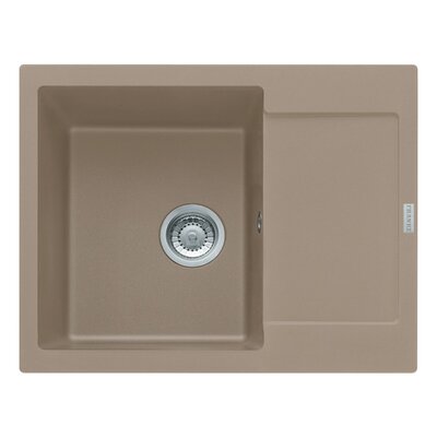 Zlewozmywak jednokomorowy z ociekaczem FRANKE Maris MRG 611-62 114.0676.027 Cappuccino 50x62