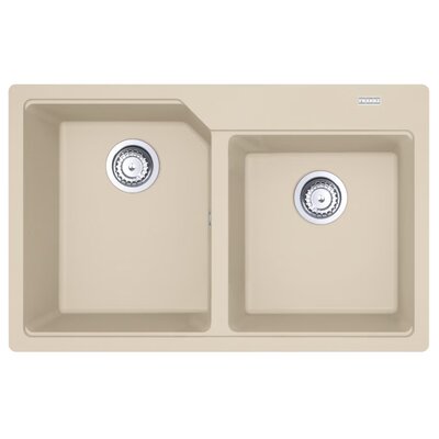 Zlewozmywak dwukomorowy FRANKE Urban UBG 620-36-33 GSC 114.0687.307 Beżowy 50x78
