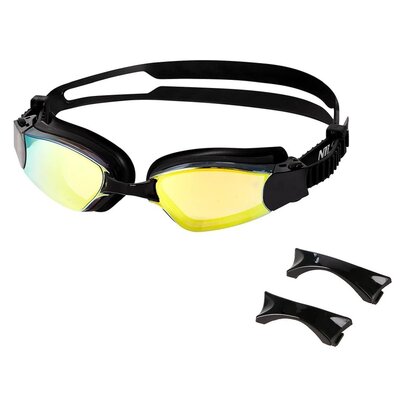 Okulary pływackie NILS AQUA NQG660MAF Racing Żółty filtr UV