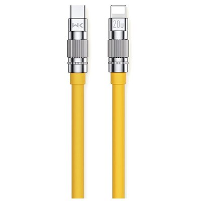 Фото - Кабель Wekome Kabel USB-C - Lightning  WDC-187 Wingle Series PD 20W 1.2 m Żółty 
