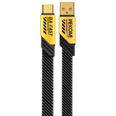 Фото - Кабель Wekome Kabel USB - USB-C  WDC-190 Mecha Series 1 m Żółty 