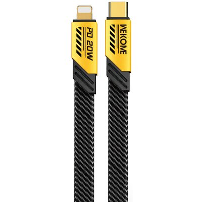Фото - Кабель Wekome Kabel USB-C - Lightning  WDC-191 Mecha Series PD 20W 1 m Żółty 