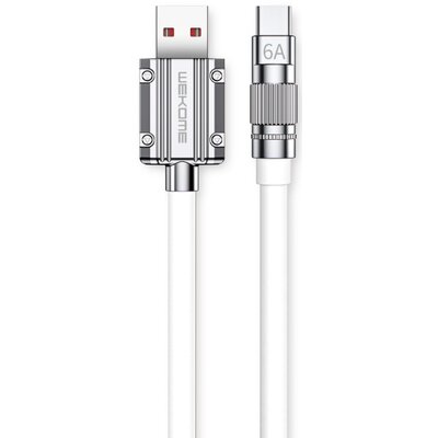 Фото - Кабель Wekome Kabel USB - USB-C  WDC-186 Wingle Series 1 m Biały 