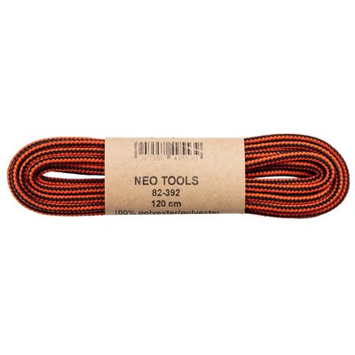 Sznurowadła do butów roboczych NEO TOOLS TOOLS 82-392 120cm Pomarańczowo-czarny