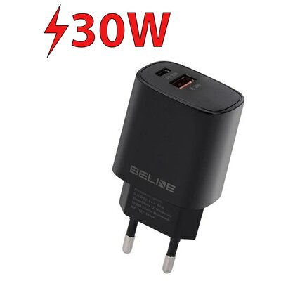 Ładowarka sieciowa BELINE BLN2CB30 30W Czarny