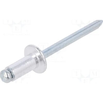 Nity aluminiowe MEGA 59510 4.8 x 10 mm (50 sztuk)