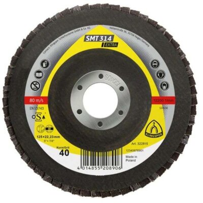 Ściernica listkowa wypukła smt314 extra 125mm gr. 40