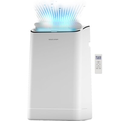 Klimatyzator przenośny GÖTZE & JENSEN AC12001 Osuszanie Wentylator Timer Biały